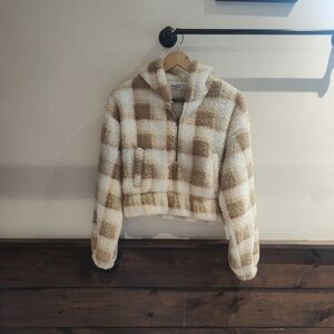 Arizona Jean Company Cream Sherpa Jacket